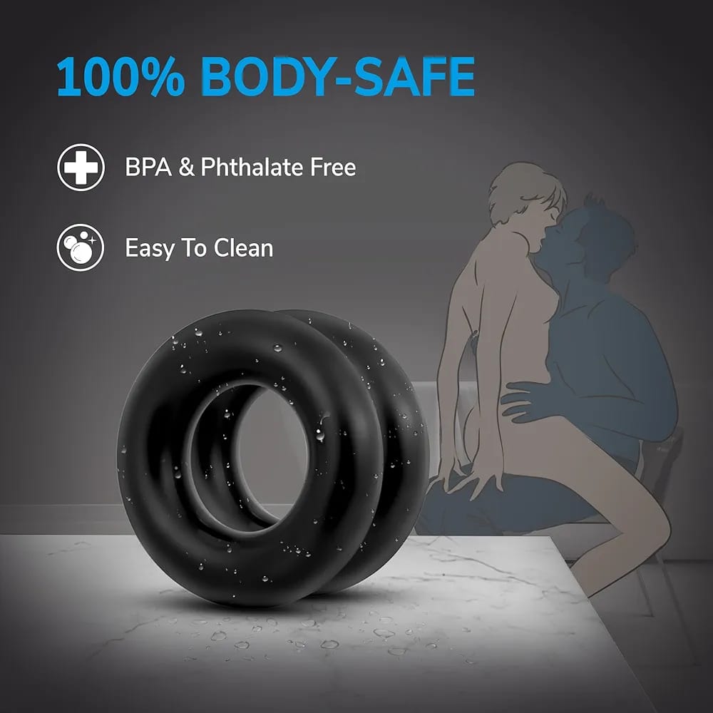 Premium Silicone Performance Ring Set